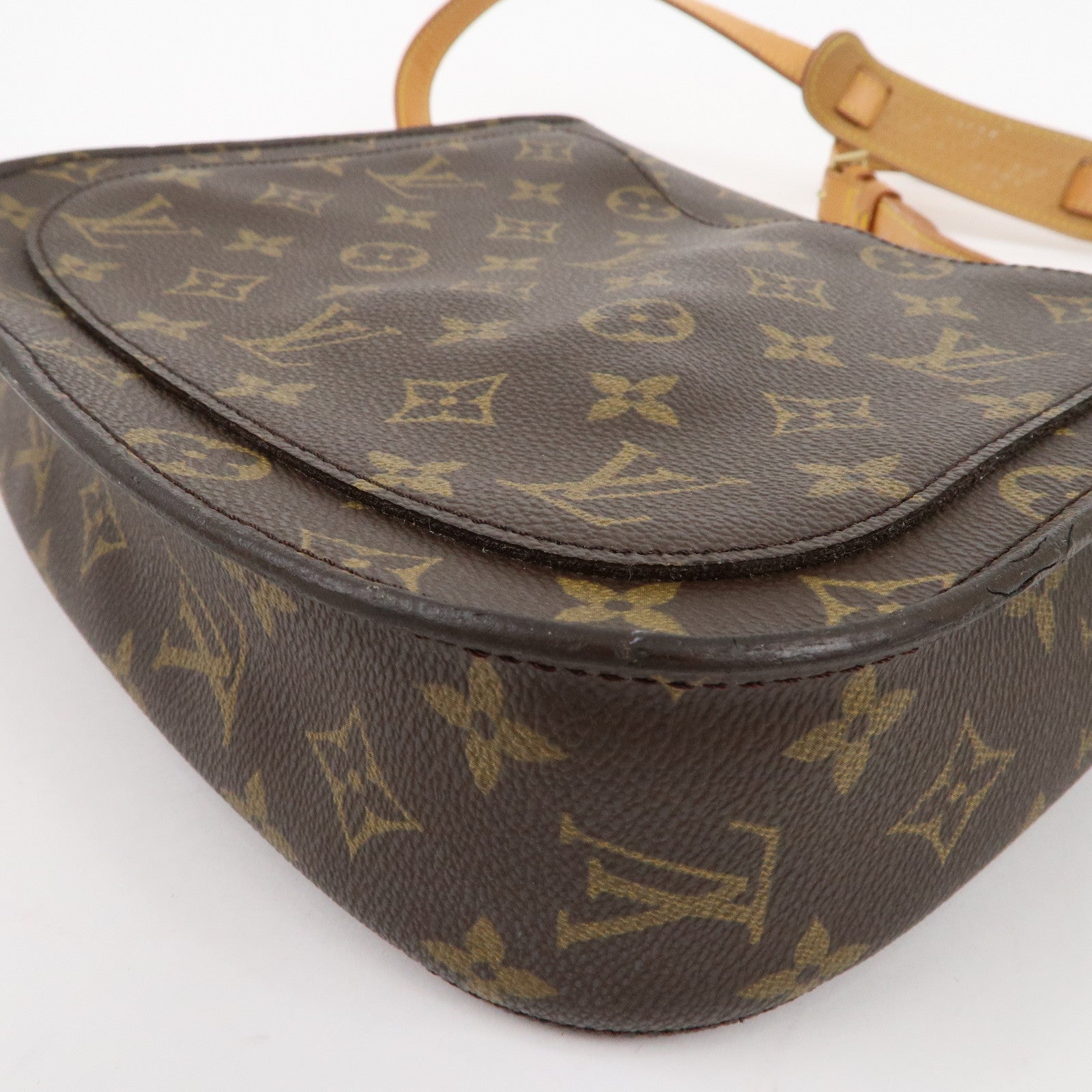Louis Vuitton Monogram Saint Cloud GM Shoulder Bag Brown M51242