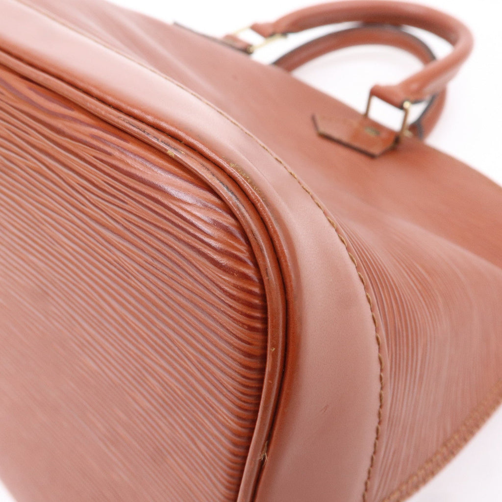 Louis Vuitton Epi Alma Hand Bag Kenya Brown M52143