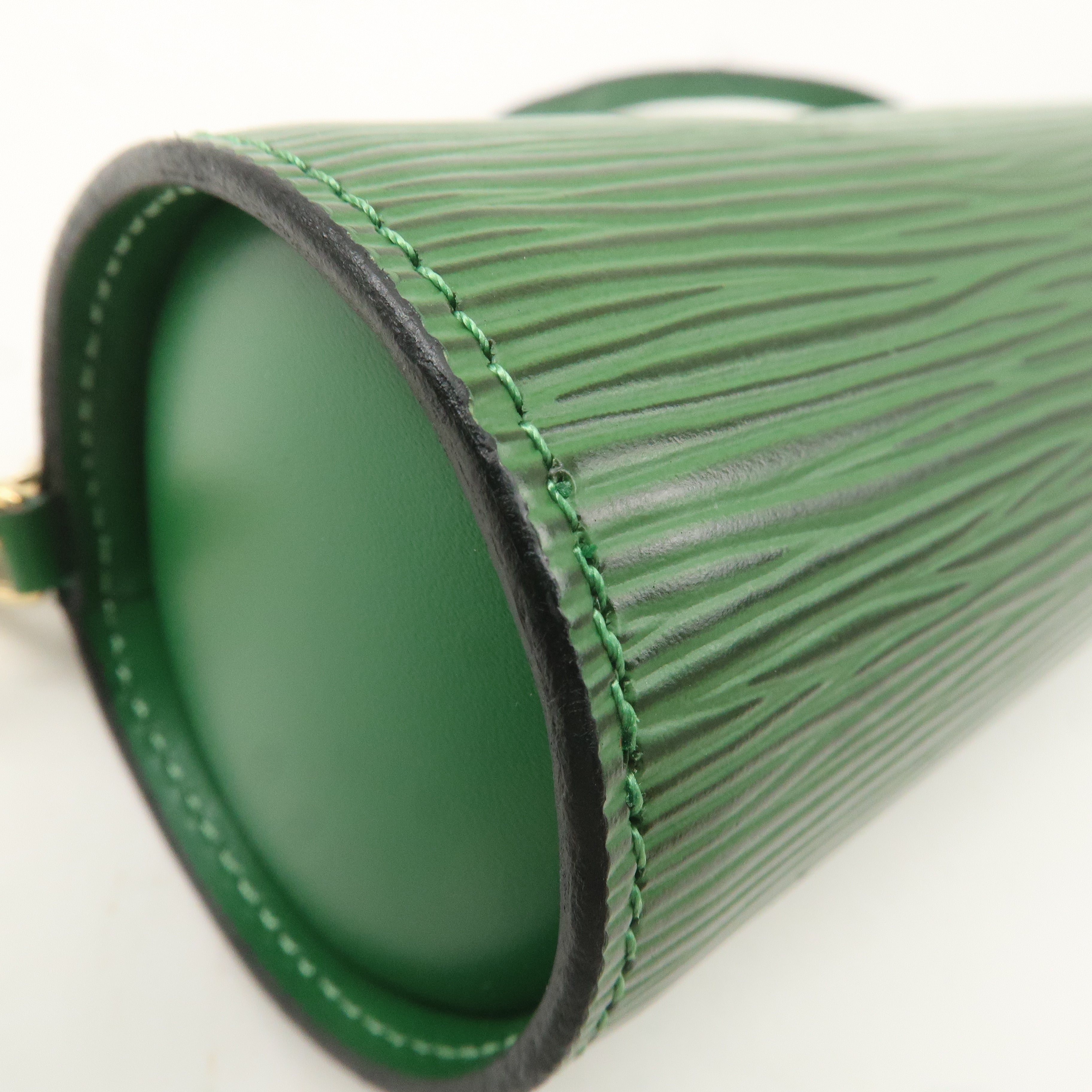 Louis Vuitton Epi Mini Pouch For Soufflot Hand Bag Borneo Green F/S