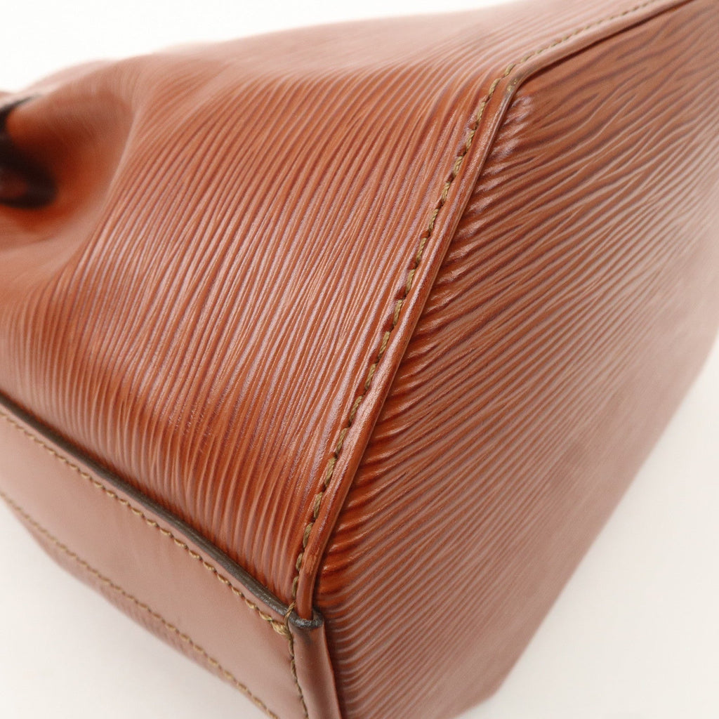 Louis Vuitton Epi Sac D'epaule PM Bucket Bag Kenya Brown M80203