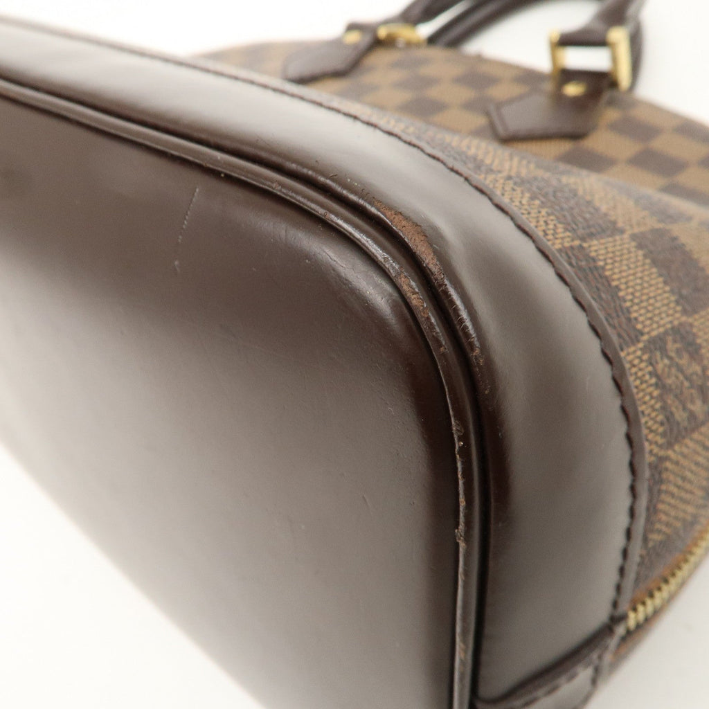 Louis Vuitton Damier Alma PM Hand Bag Brown N51131
