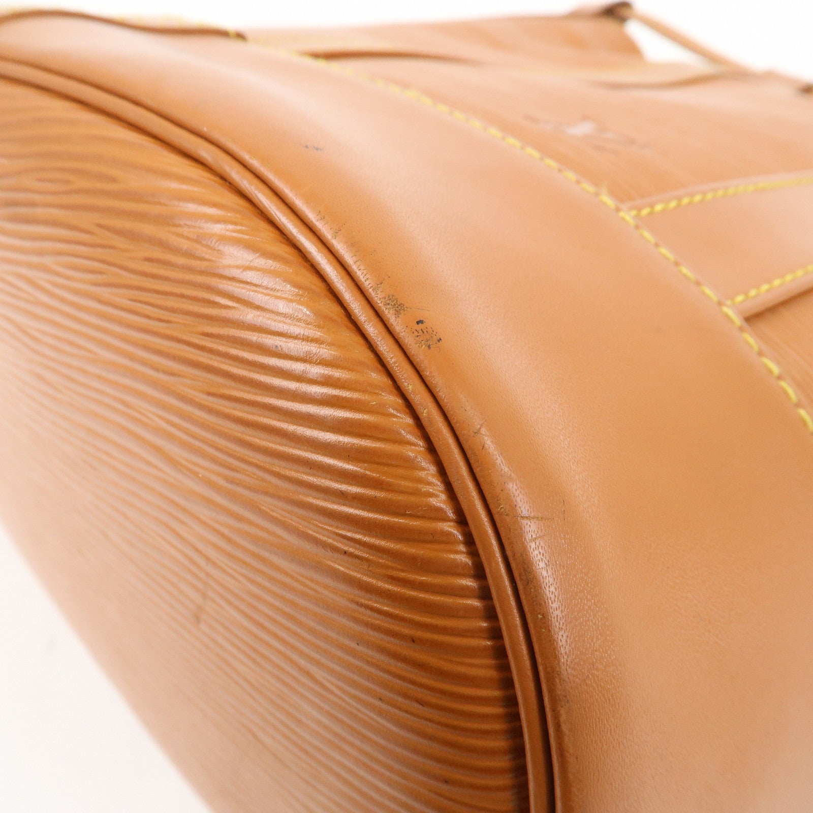 Louis Vuitton Epi Randonnee PM Laundry Bag Zipang Gold M52358