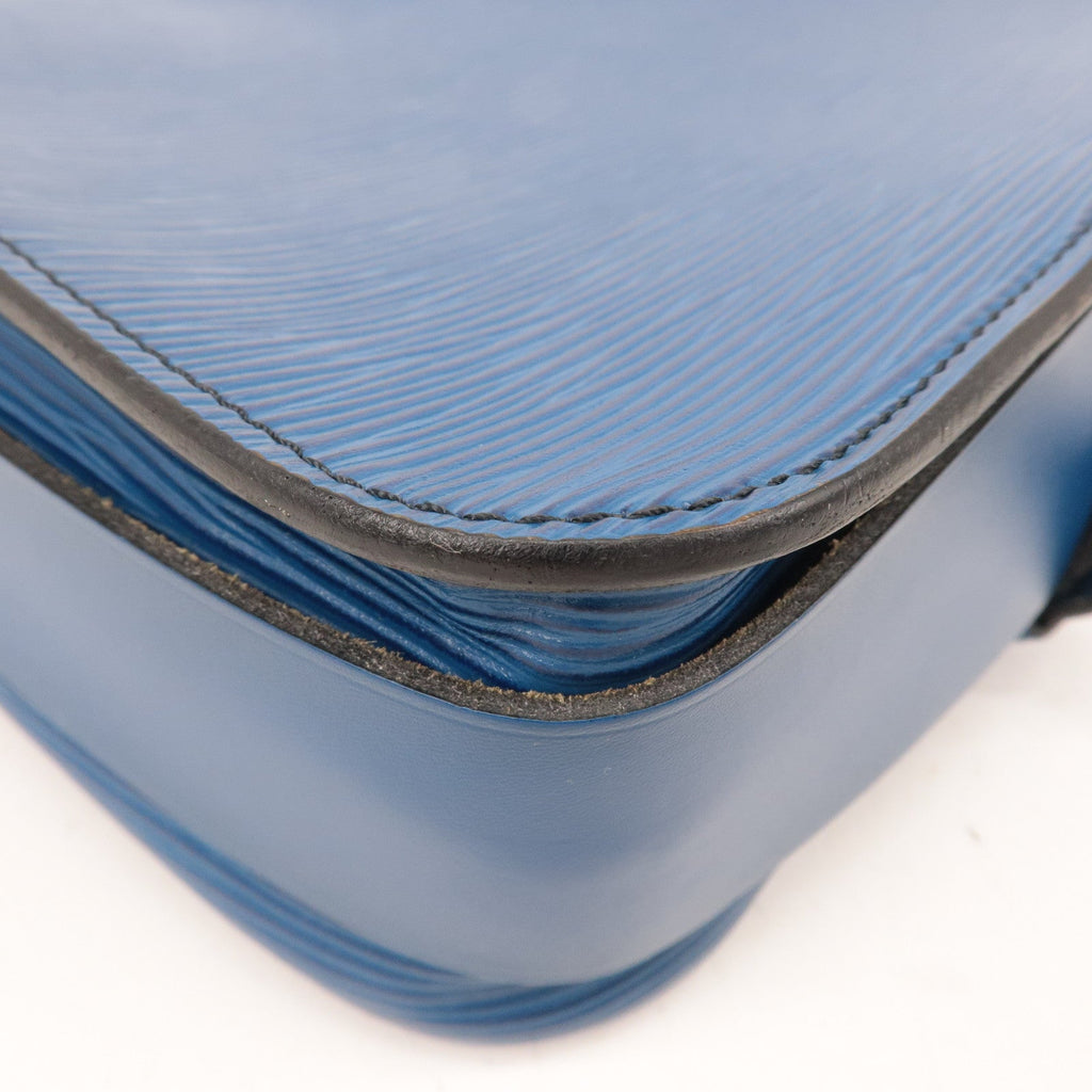 Louis Vuitton Epi Cartouchiere Shoulder Bag Toledo Blue M52245