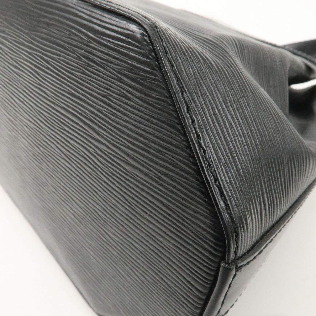 Louis Vuitton Epi Sac D'epaule PM Bucket Bag Noir Black M80157