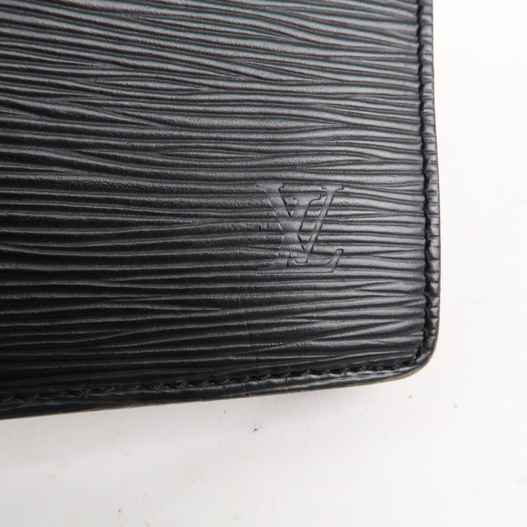 Louis Vuitton Epi Pochette Homme Clutch Bag Noir Black M52522