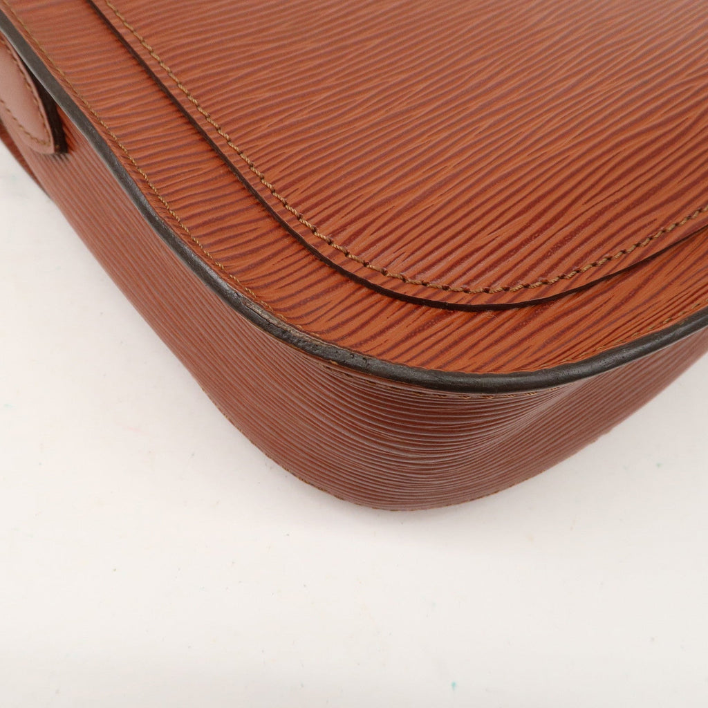Louis Vuitton Epi Saint Cloud Shoulder Bag Kenya Brown M52193