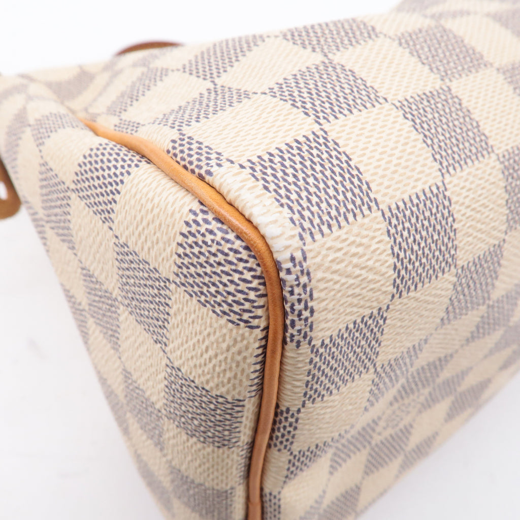 Louis Vuitton Damier Azur Speedy 25 Boston Bag Hand Bag N41371
