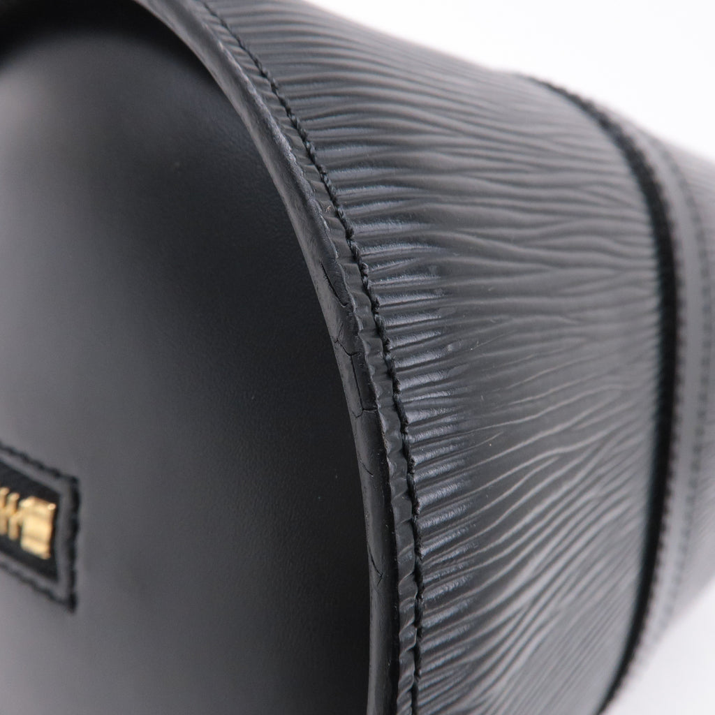 Louis Vuitton Epi Soufflot Hand Bag Noir Black M52862