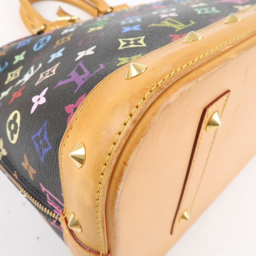 Louis Vuitton Monogram Multi Color Alma Hand Bag Noir M40442