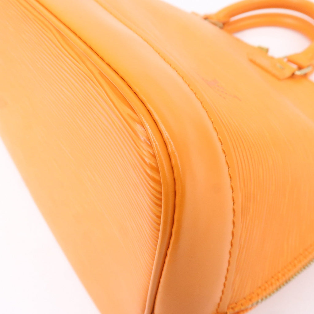 Louis Vuitton Epi Alma Hand Bag Mandarin Orange M5124H