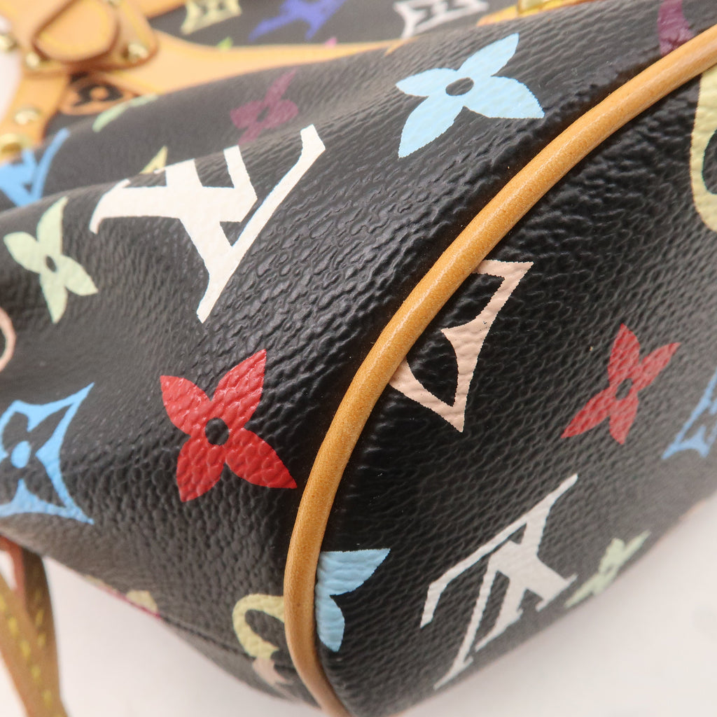 Louis Vuitton Monogram Multi Color Theda PM Hand Bag Noir M92346