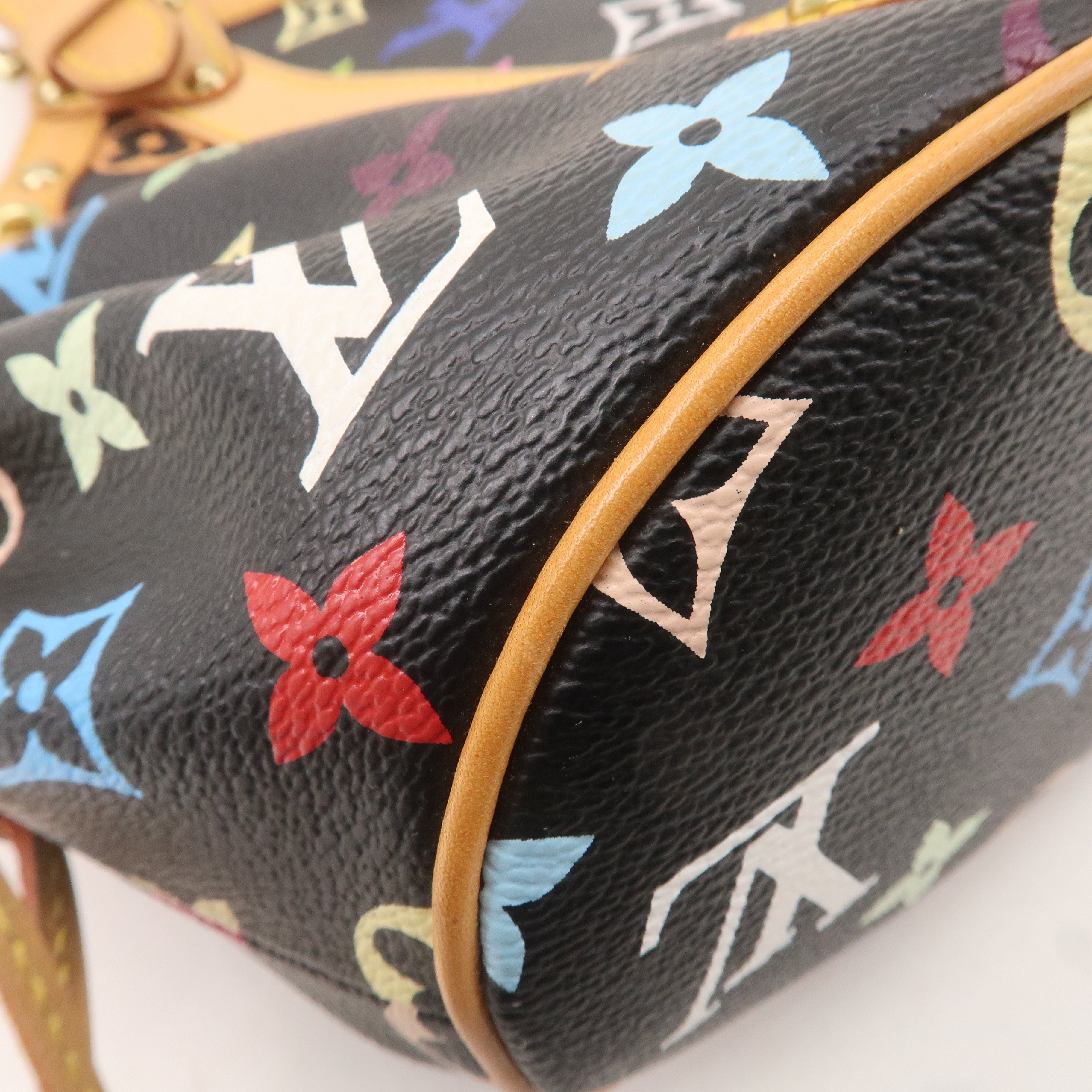 Louis Vuitton Monogram Multi Color Theda PM Hand Bag Noir M92346