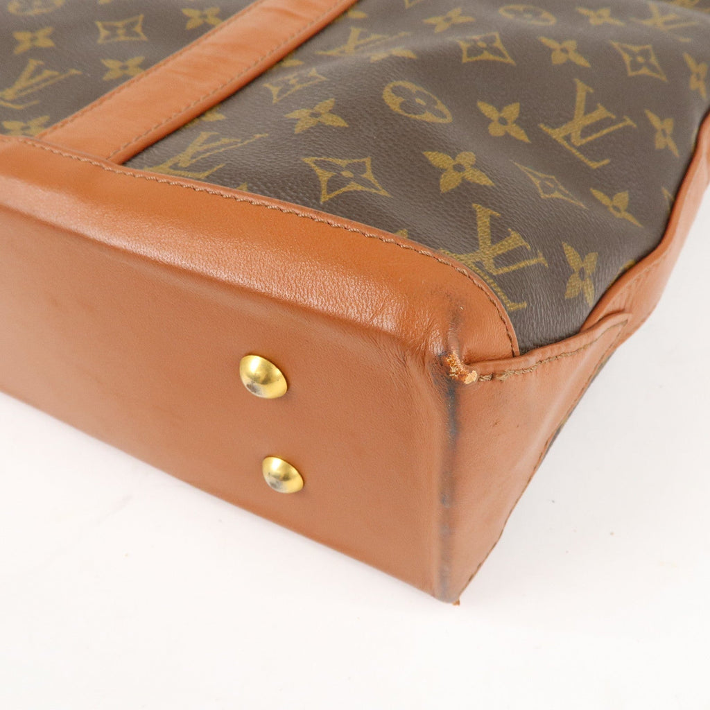 Louis Vuitton Monogram Weekend PM Hand Bag Brown M42425