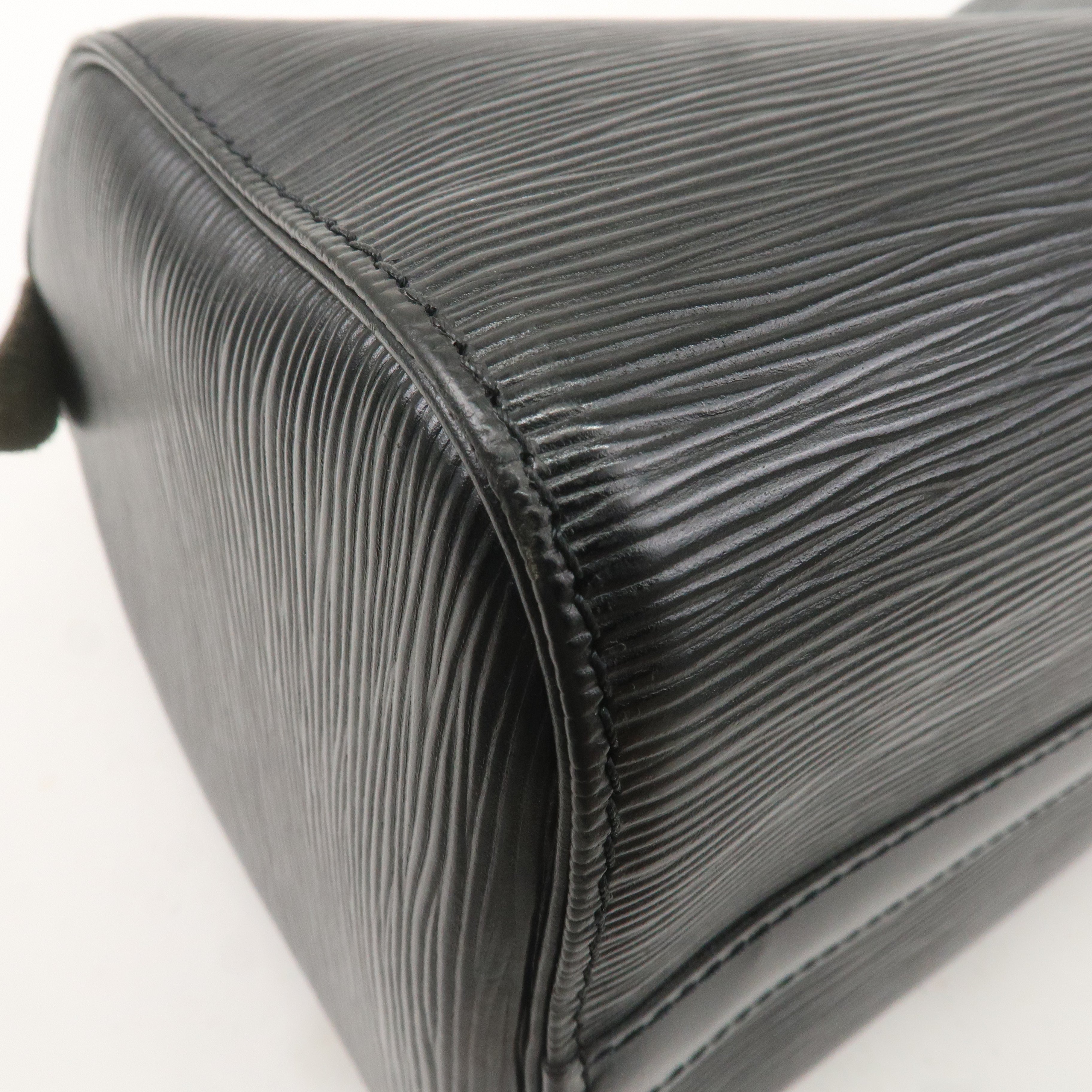 Louis Vuitton Epi Speedy 25 Boston Bag Hand Bag Noir Black M43012