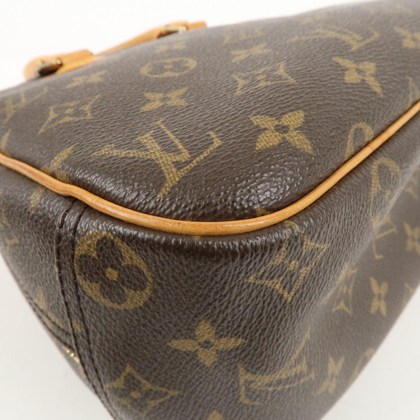 Louis Vuitton Monogram Trouville Hand Bag Brown M42228