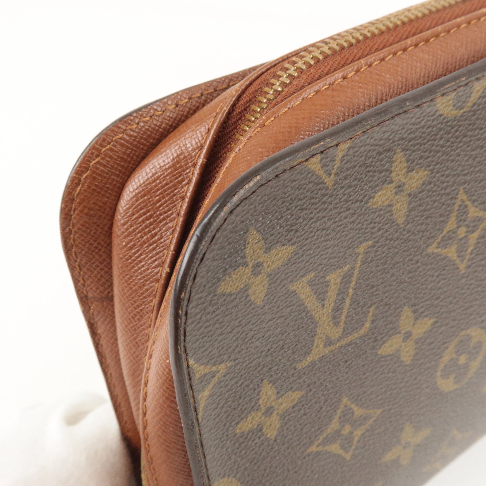Louis Vuitton Monogram Orsay Clutch Bag Pouch Brown M51790