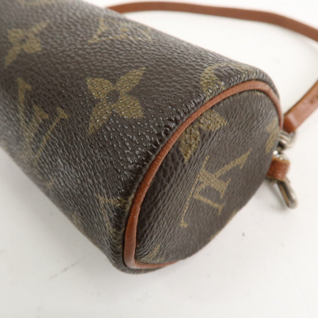 Louis Vuitton Monogram Mini Pouch for Papillon Bag Brown