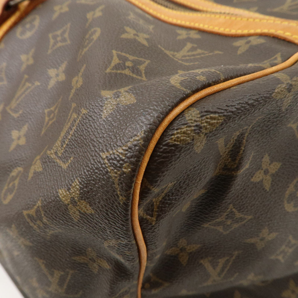 Louis Vuitton Monogram Sac Souple 55 Boston Bag Brown M41622