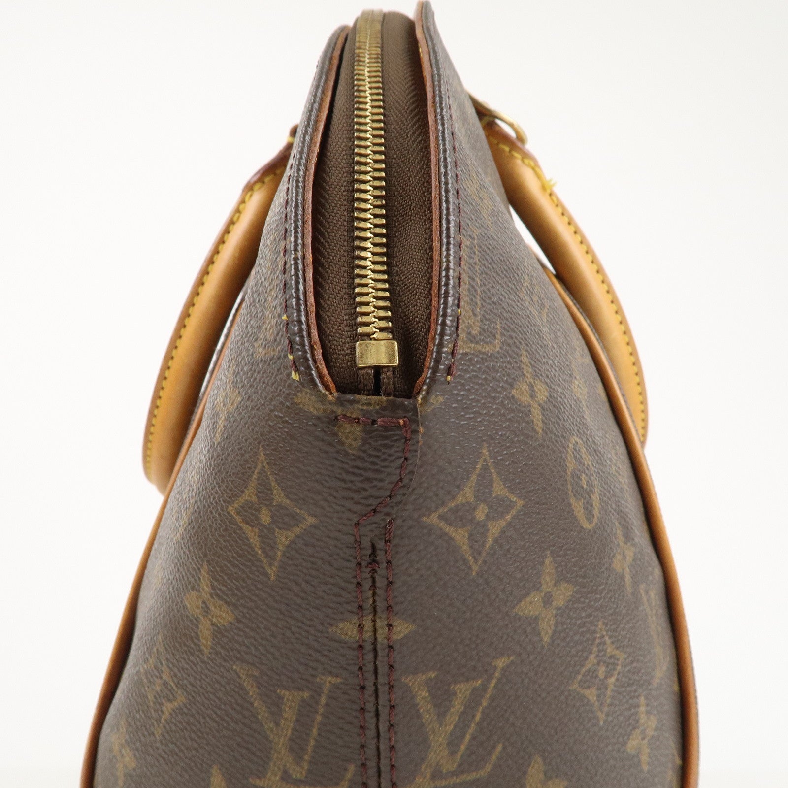 Louis Vuitton Monogram Ellipse MM Hand Bag Brown M51126