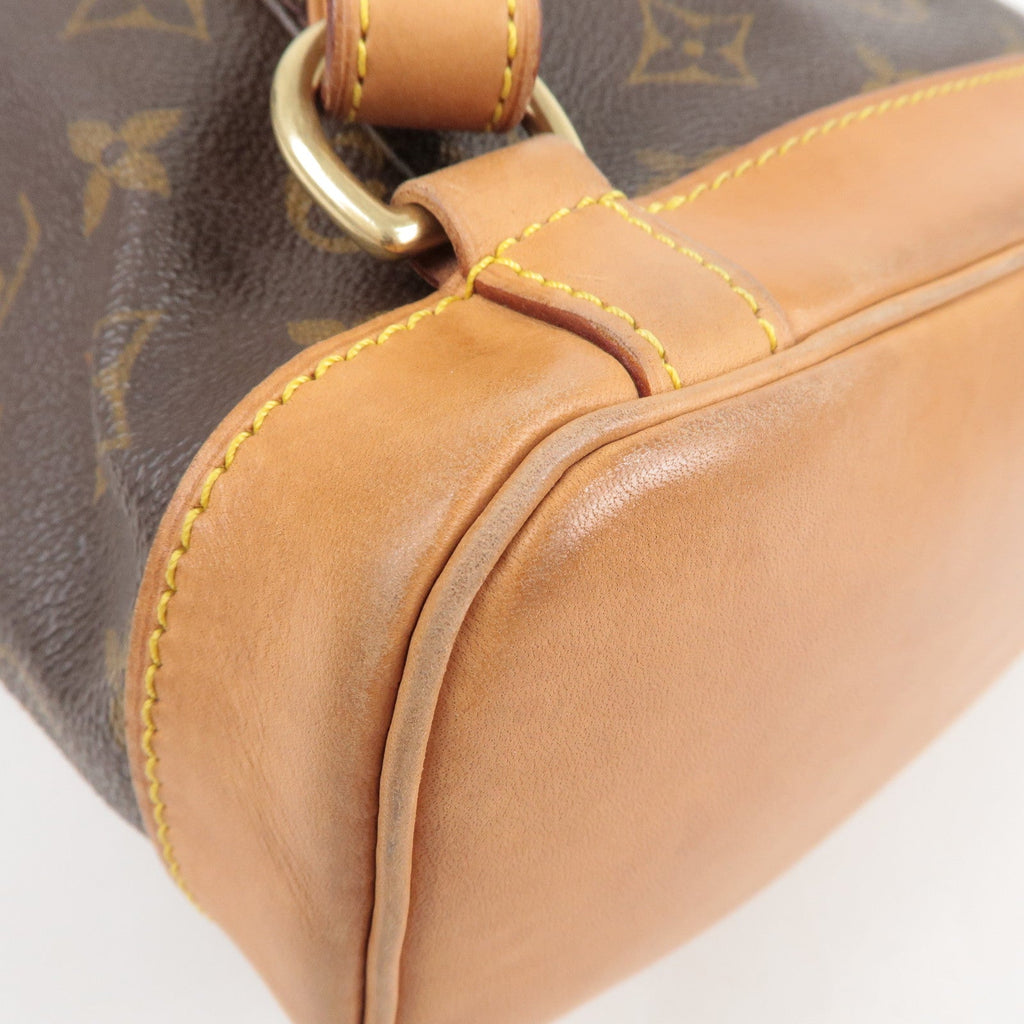 Louis Vuitton Monogram Montsouris MM Back Pack Bag Brown M51136