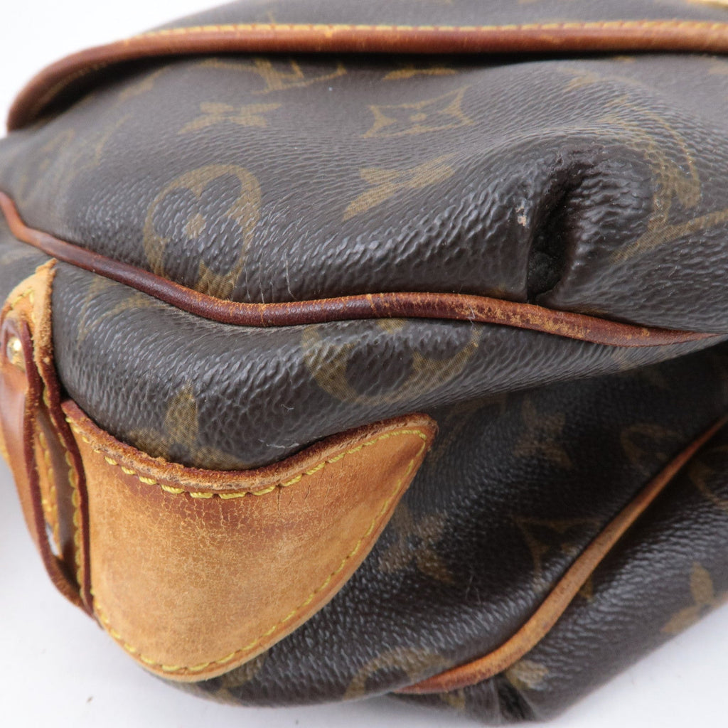Louis Vuitton Monogram Tulum GM Shoulder Bag Brown M40075