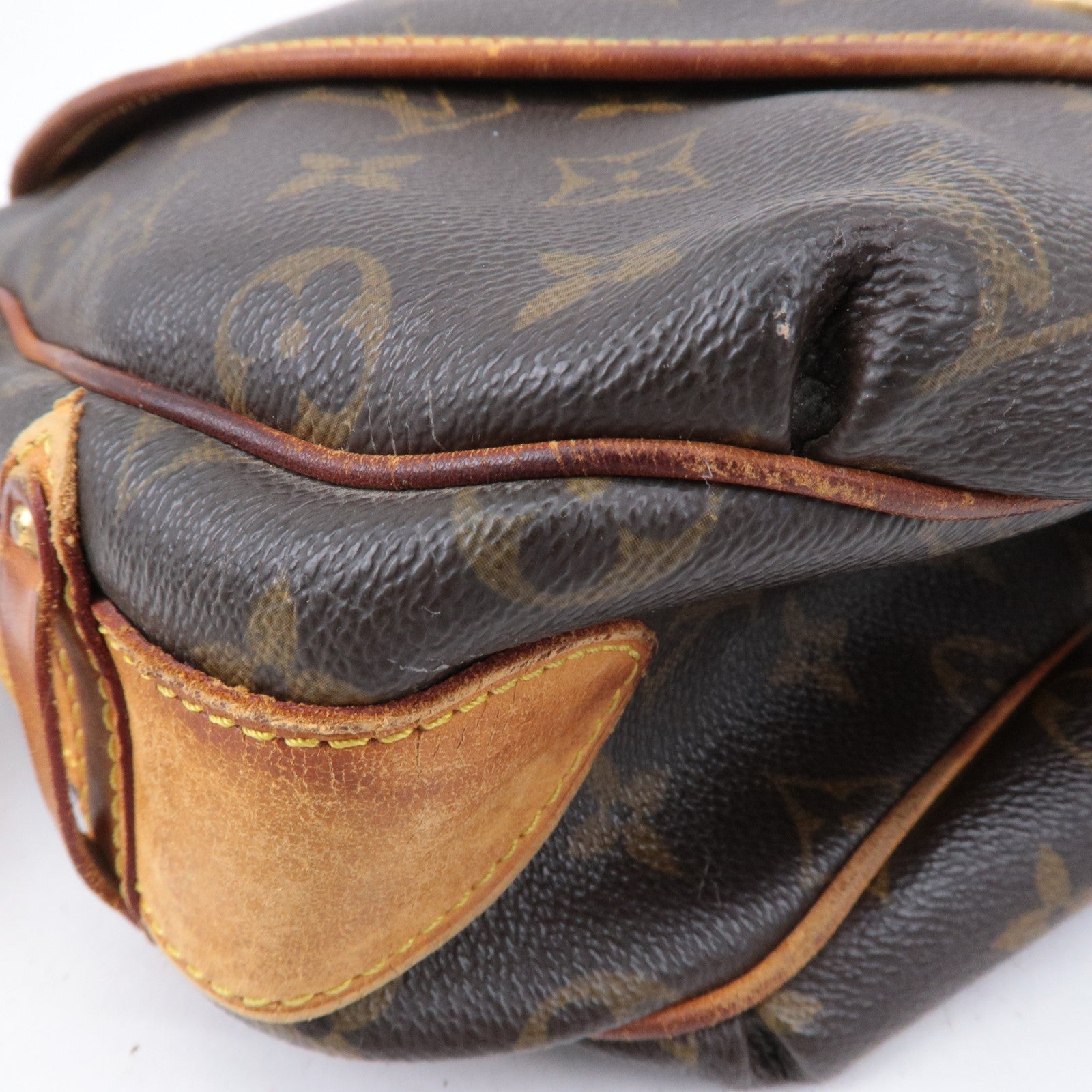 Louis Vuitton Monogram Tulum GM Shoulder Bag Brown M40075