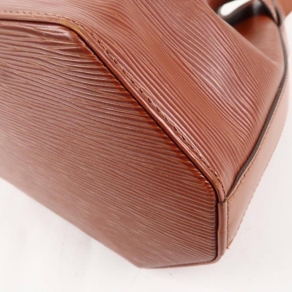 Louis Vuitton Epi Sac D'epaule PM Bucket Bag Kenya Brown M80203