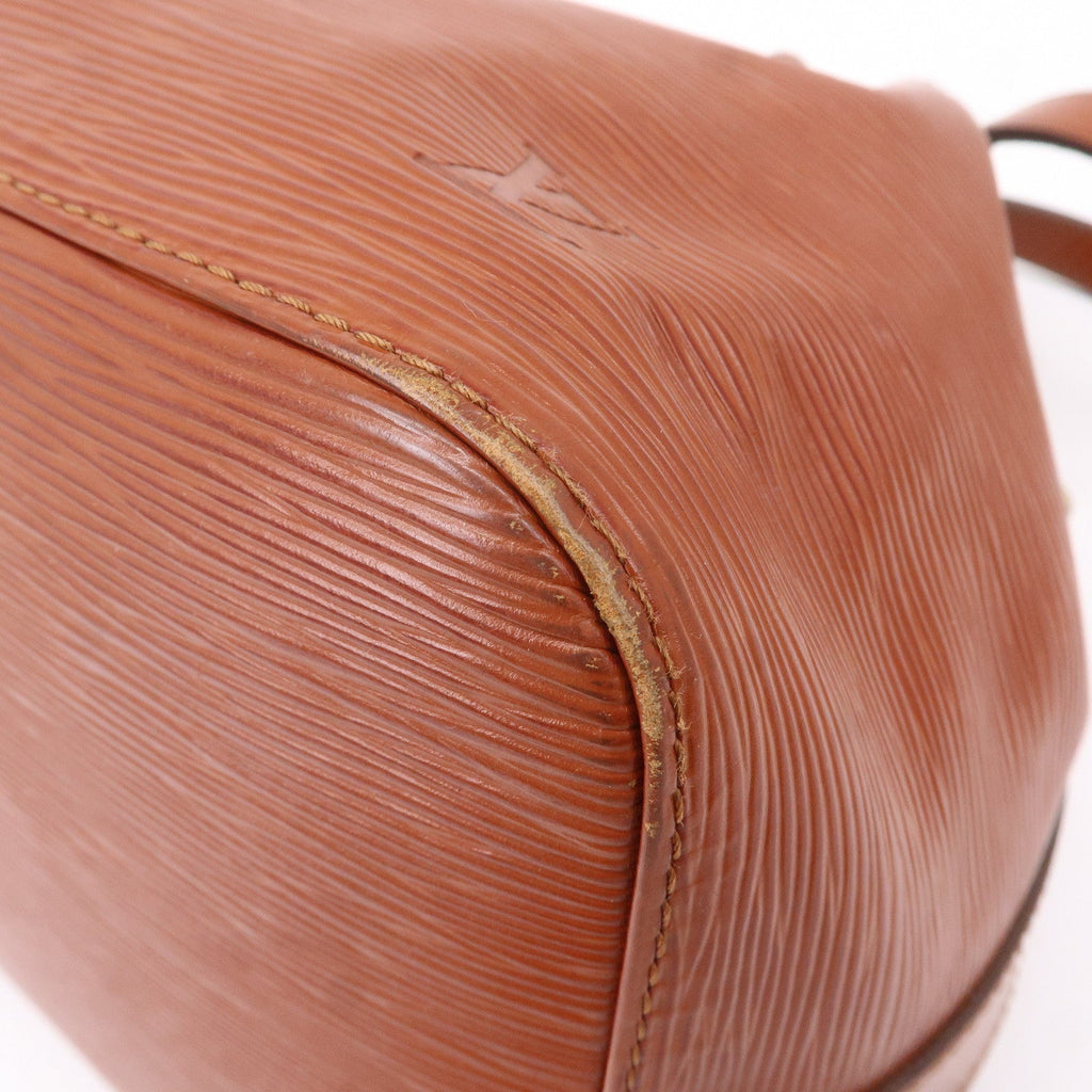 Louis Vuitton Epi Petit Noe Shoulder Bag Kenya Brown M44103
