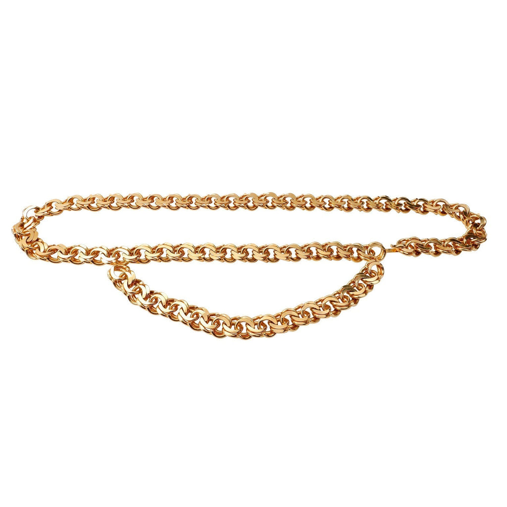 Chanel Gold Double Linked Chain Belt