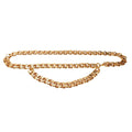 Chanel Gold Double Linked Chain Belt