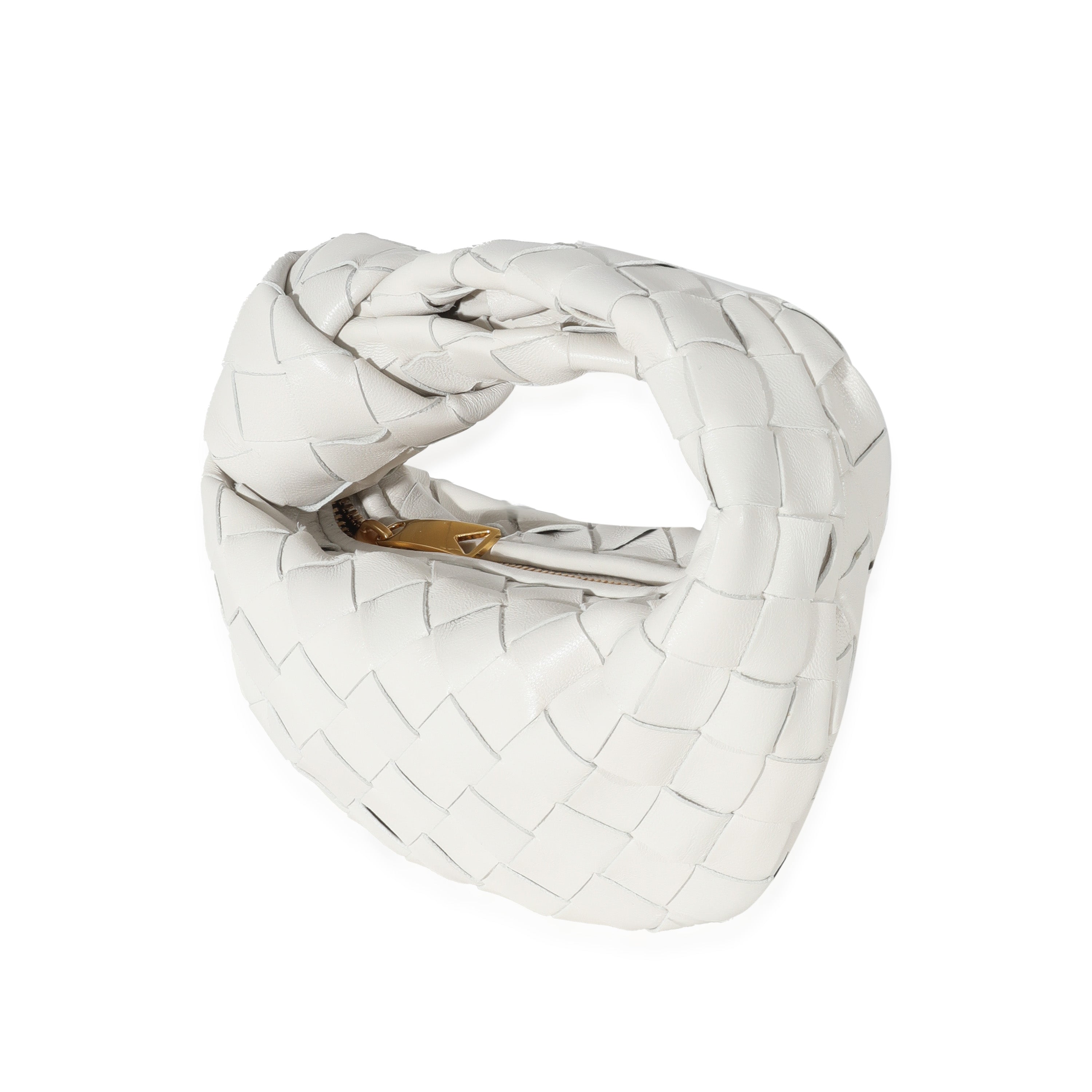 Bottega Veneta Chalk Intrecciato Lambskin Candy Jodie
