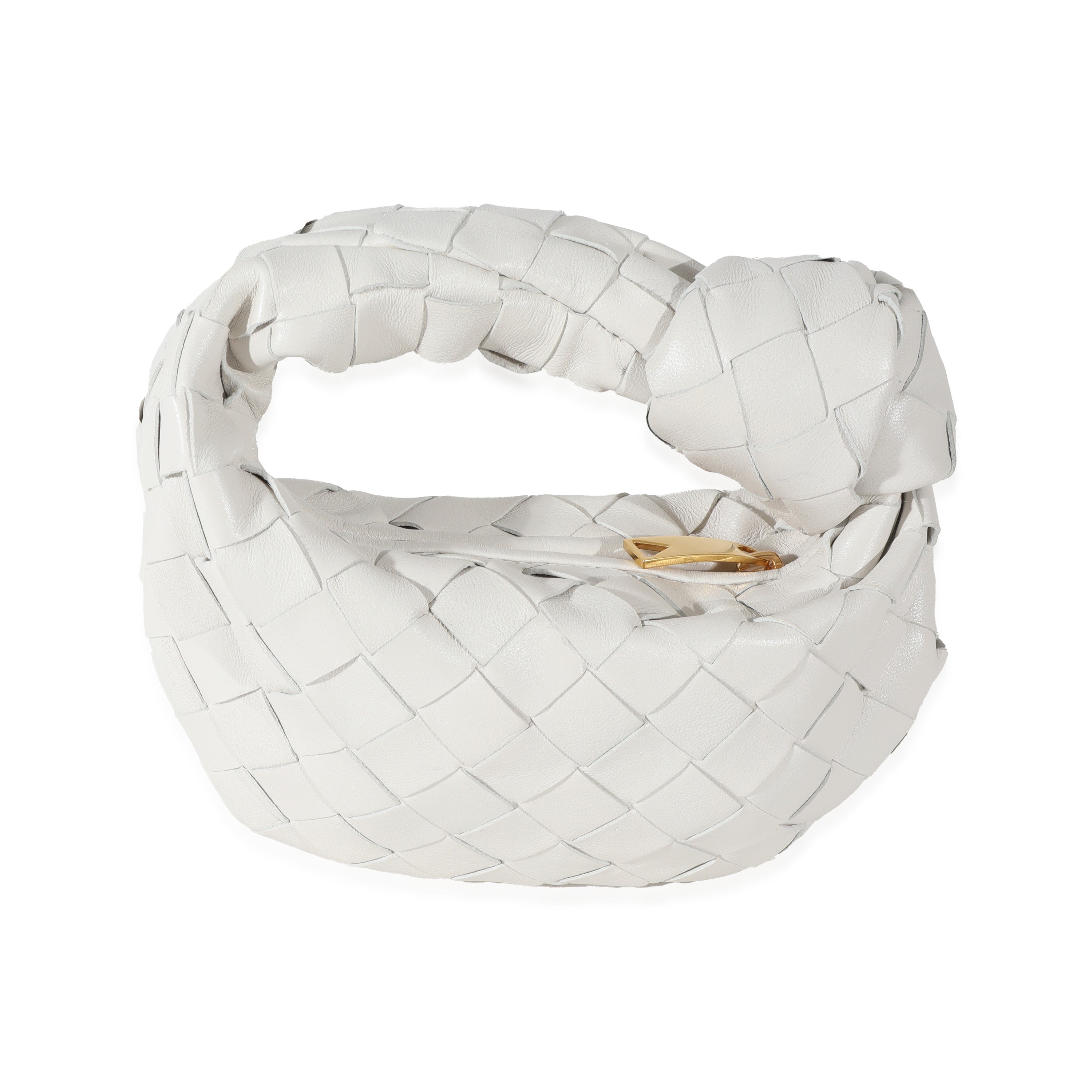 Bottega Veneta Chalk Intrecciato Lambskin Candy Jodie