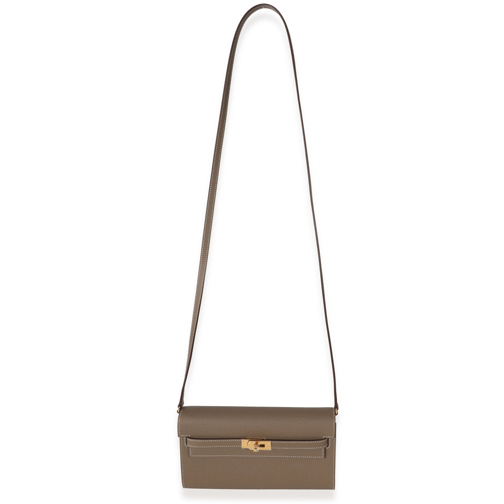 Hermès Epsom Etoupe Kelly To Go GHW
