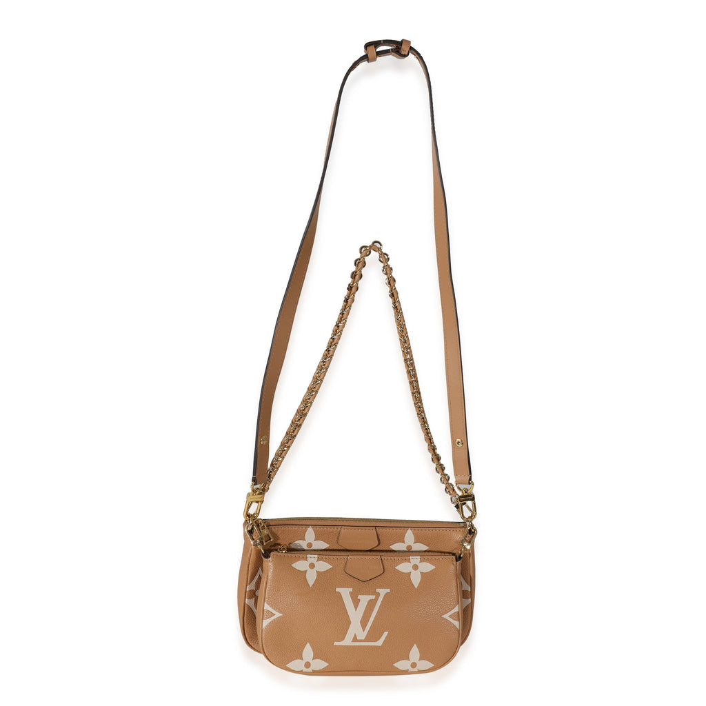 Louis Vuitton  Arizona Creme Giant Empreinte Multi Pochette Accessories