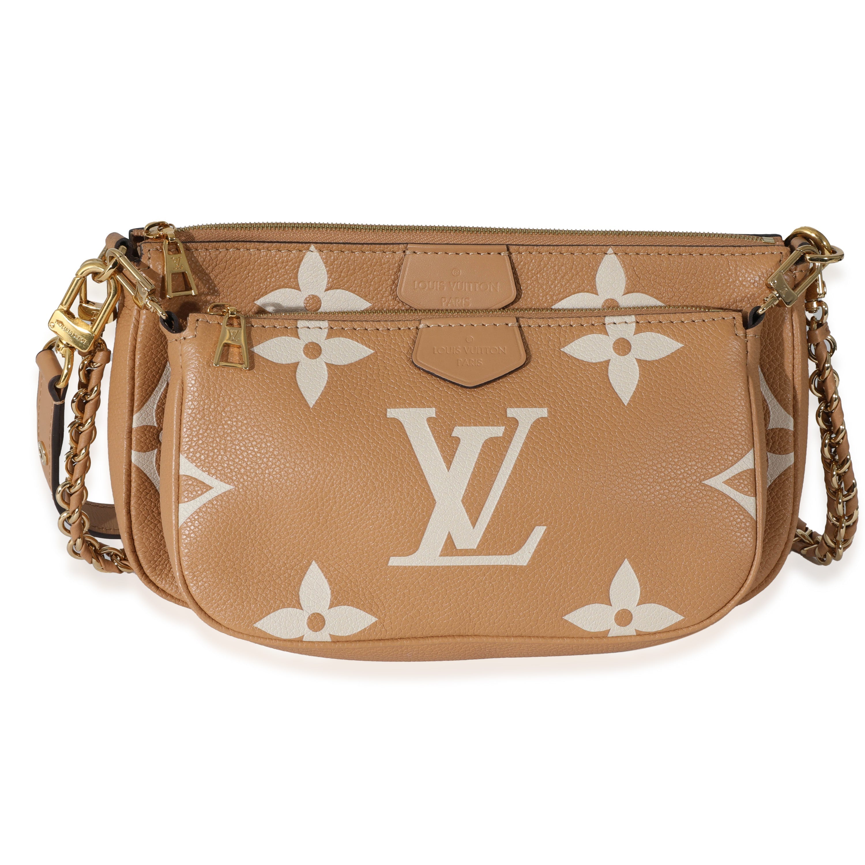 Louis Vuitton  Arizona Creme Giant Empreinte Multi Pochette Accessories