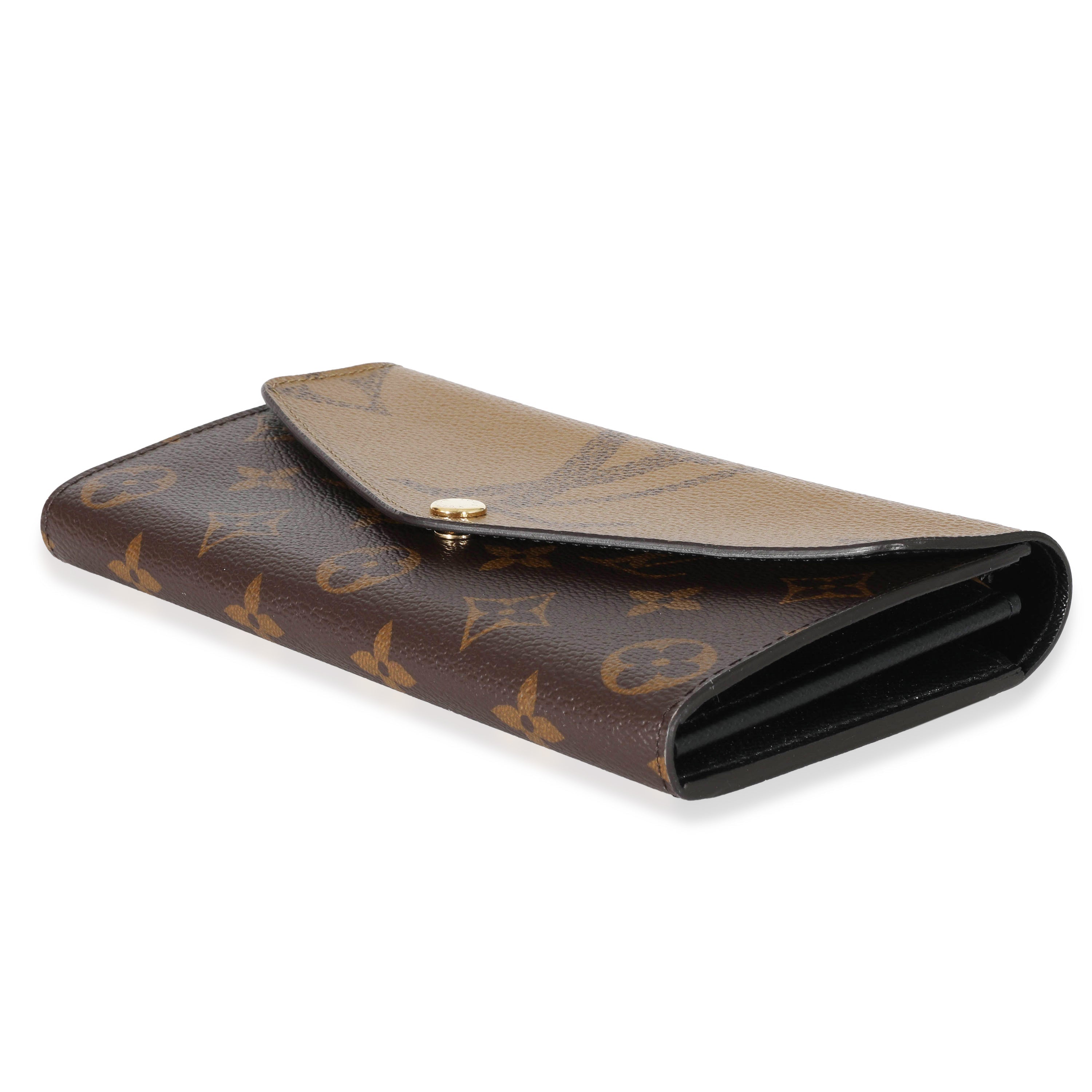 Louis Vuitton Monogram Reverse Canvas Sarah Wallet