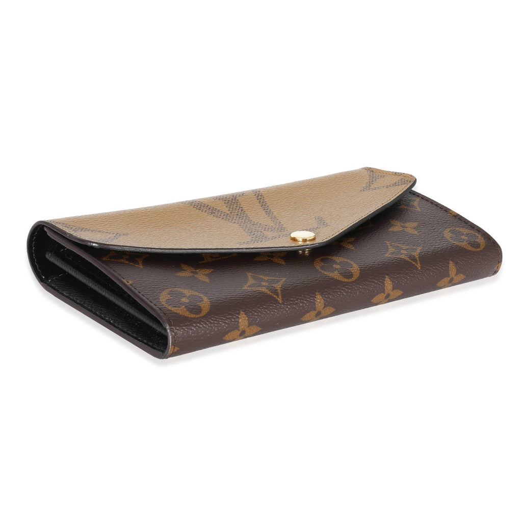 Louis Vuitton Monogram Reverse Canvas Sarah Wallet