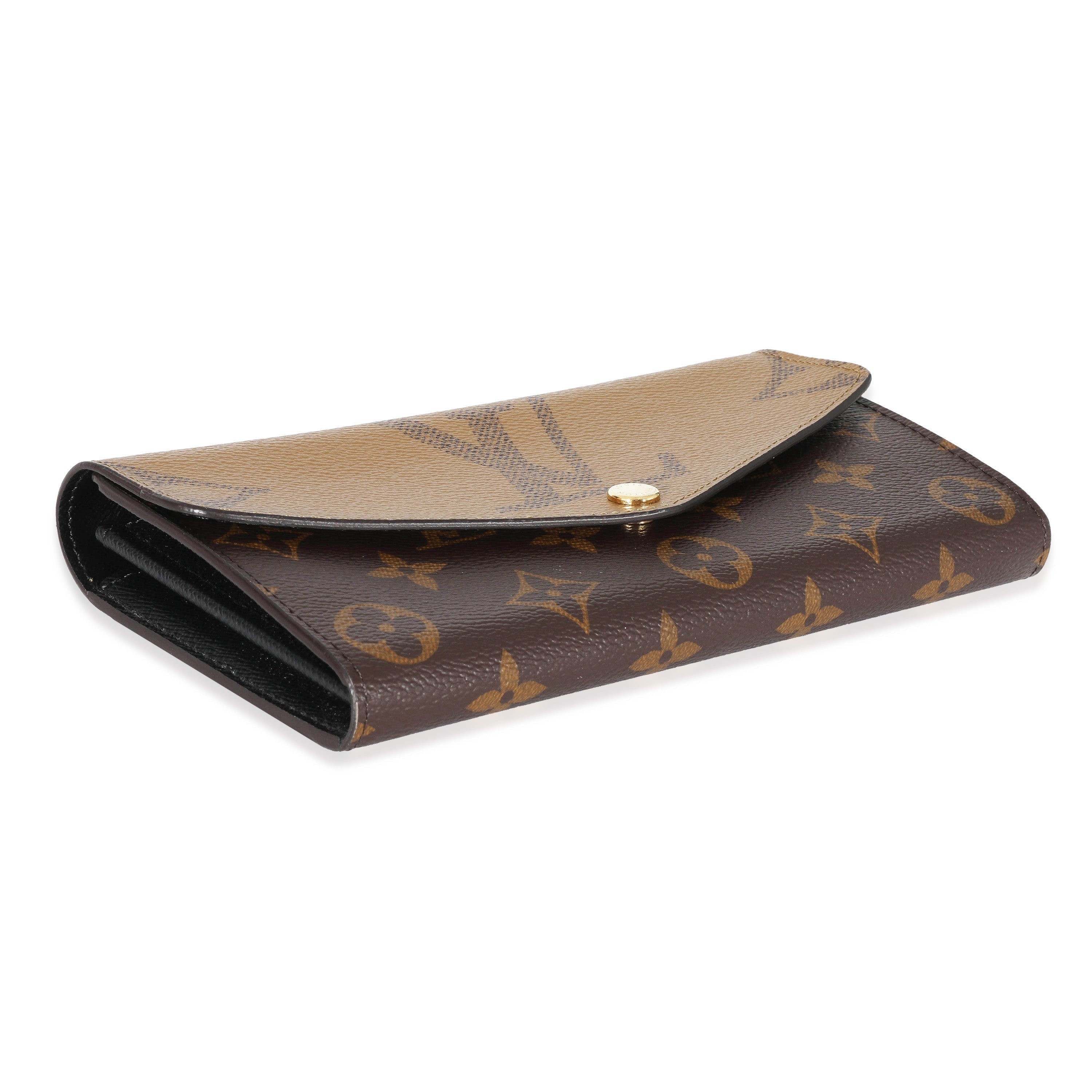 Louis Vuitton Monogram Reverse Canvas Sarah Wallet