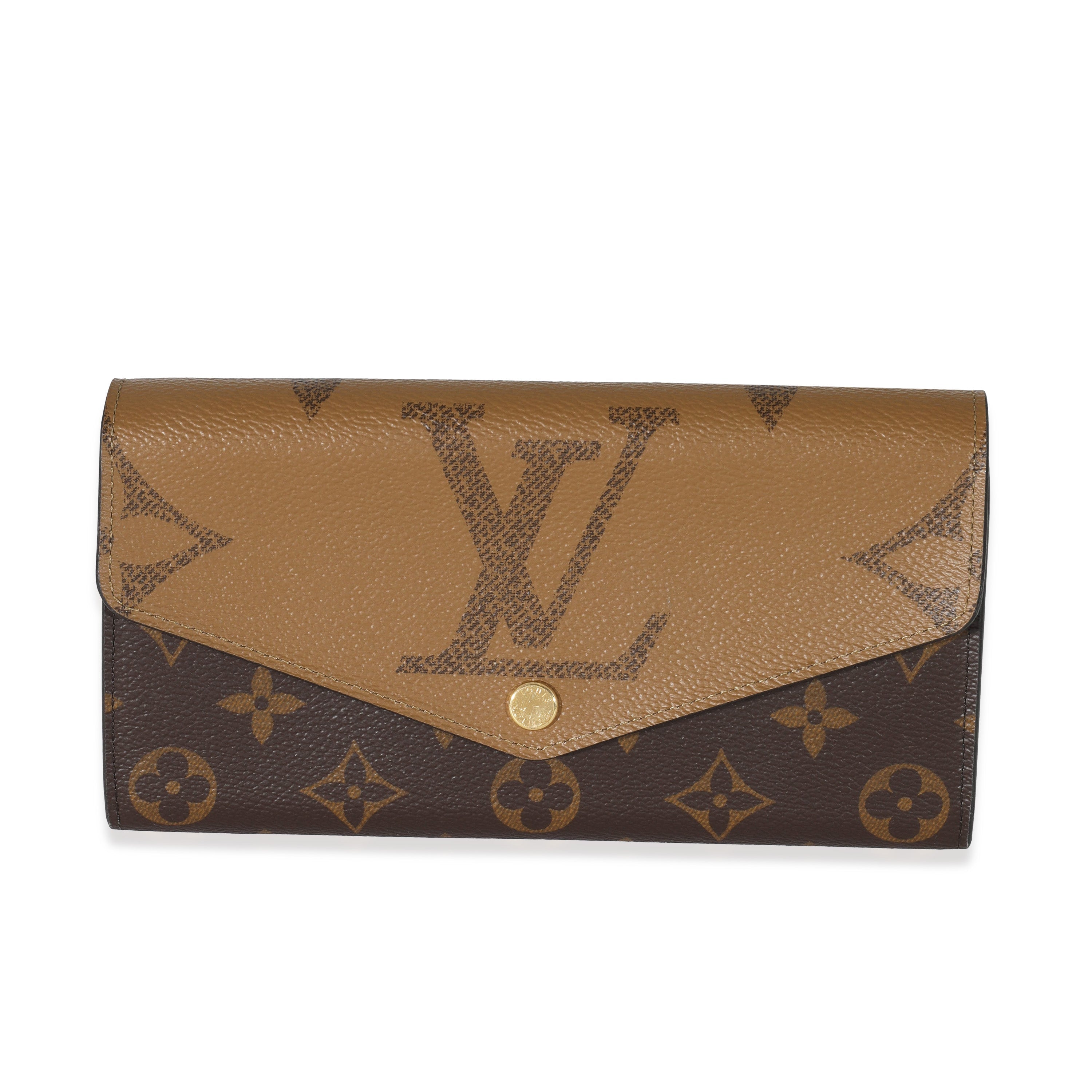 Louis Vuitton Monogram Reverse Canvas Sarah Wallet