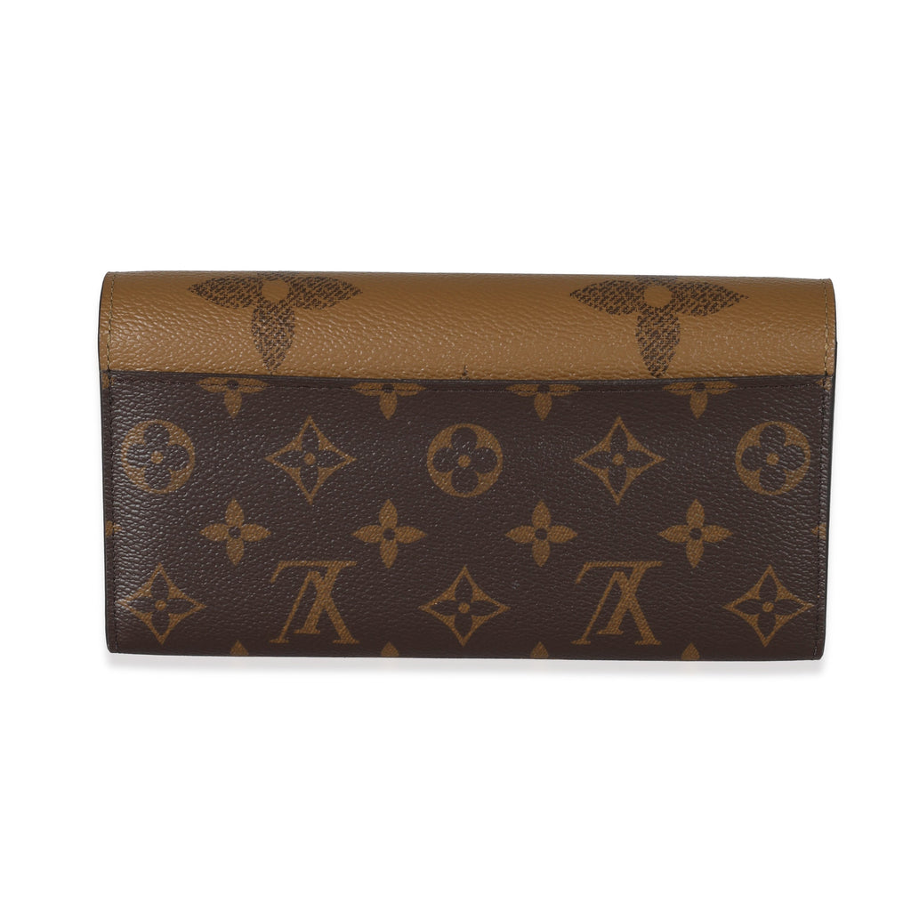 Louis Vuitton Monogram Reverse Canvas Sarah Wallet