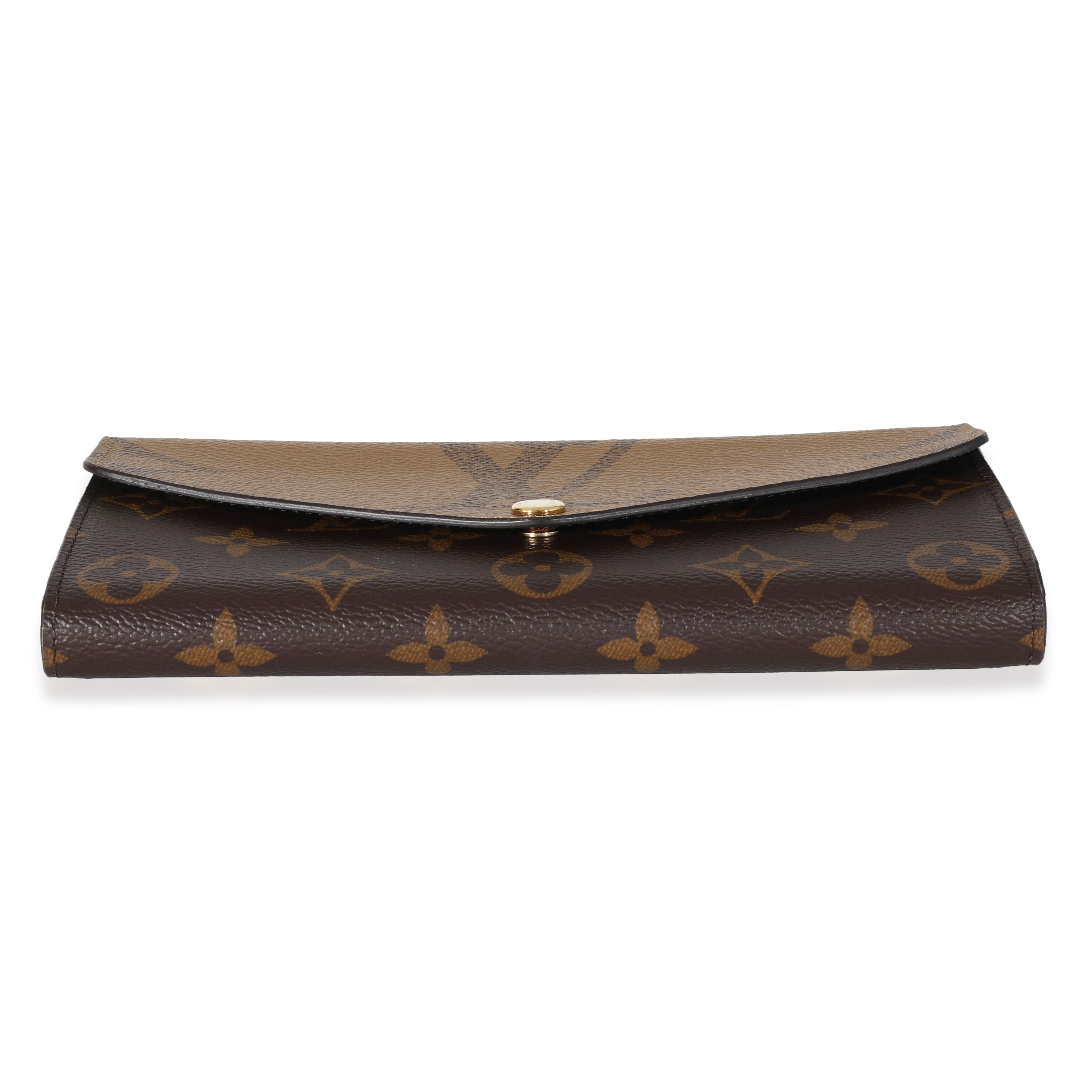 Louis Vuitton Monogram Reverse Canvas Sarah Wallet