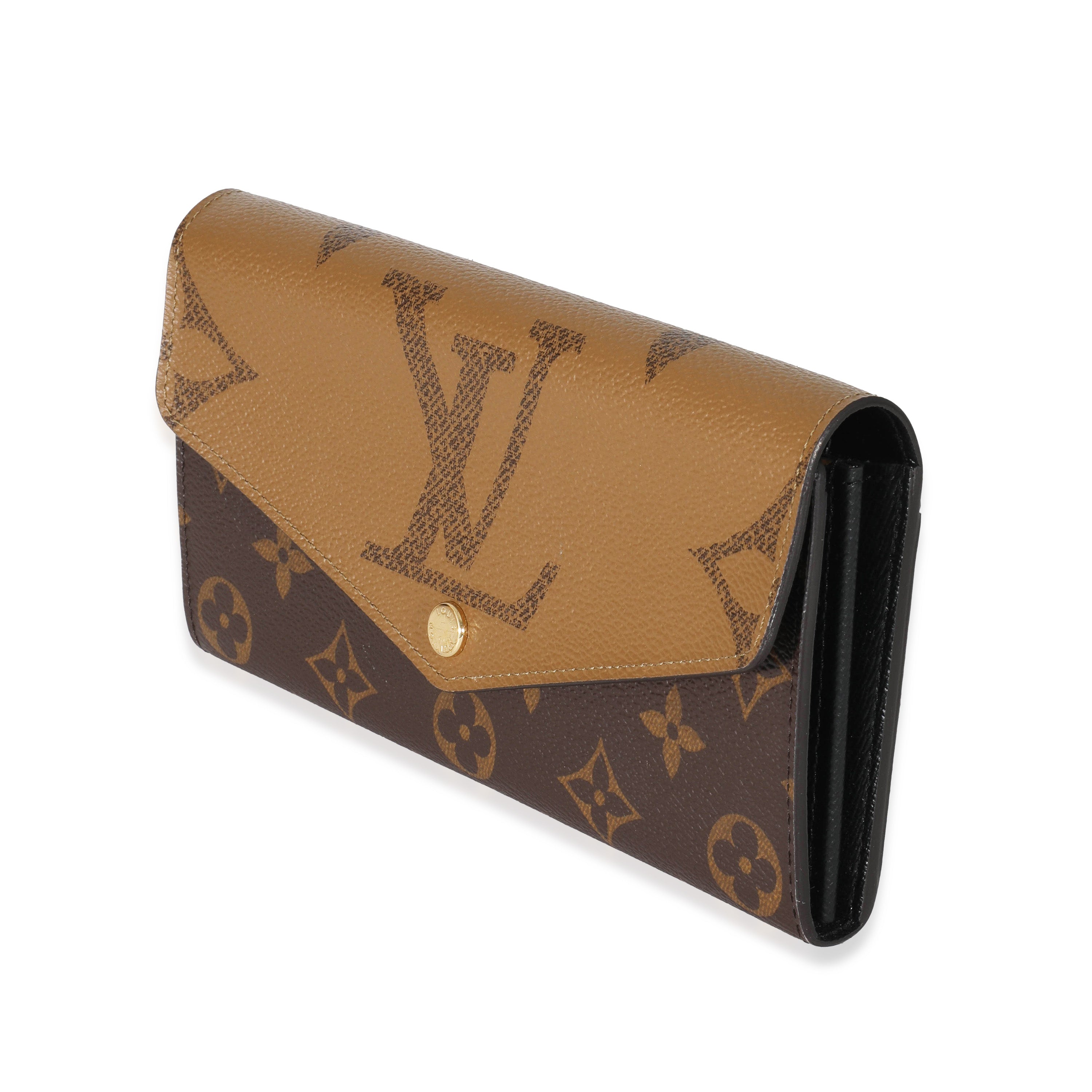 Louis Vuitton Monogram Reverse Canvas Sarah Wallet