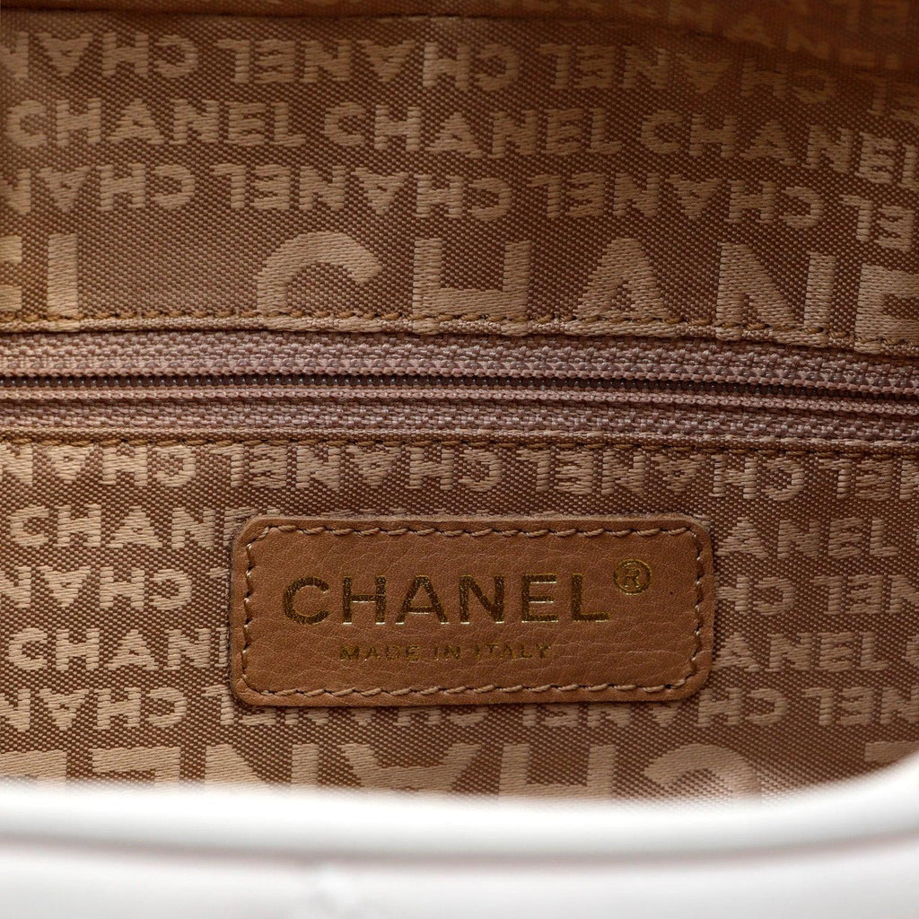 Chanel Light Pink Brushed Caviar Mini Tote with Tassel