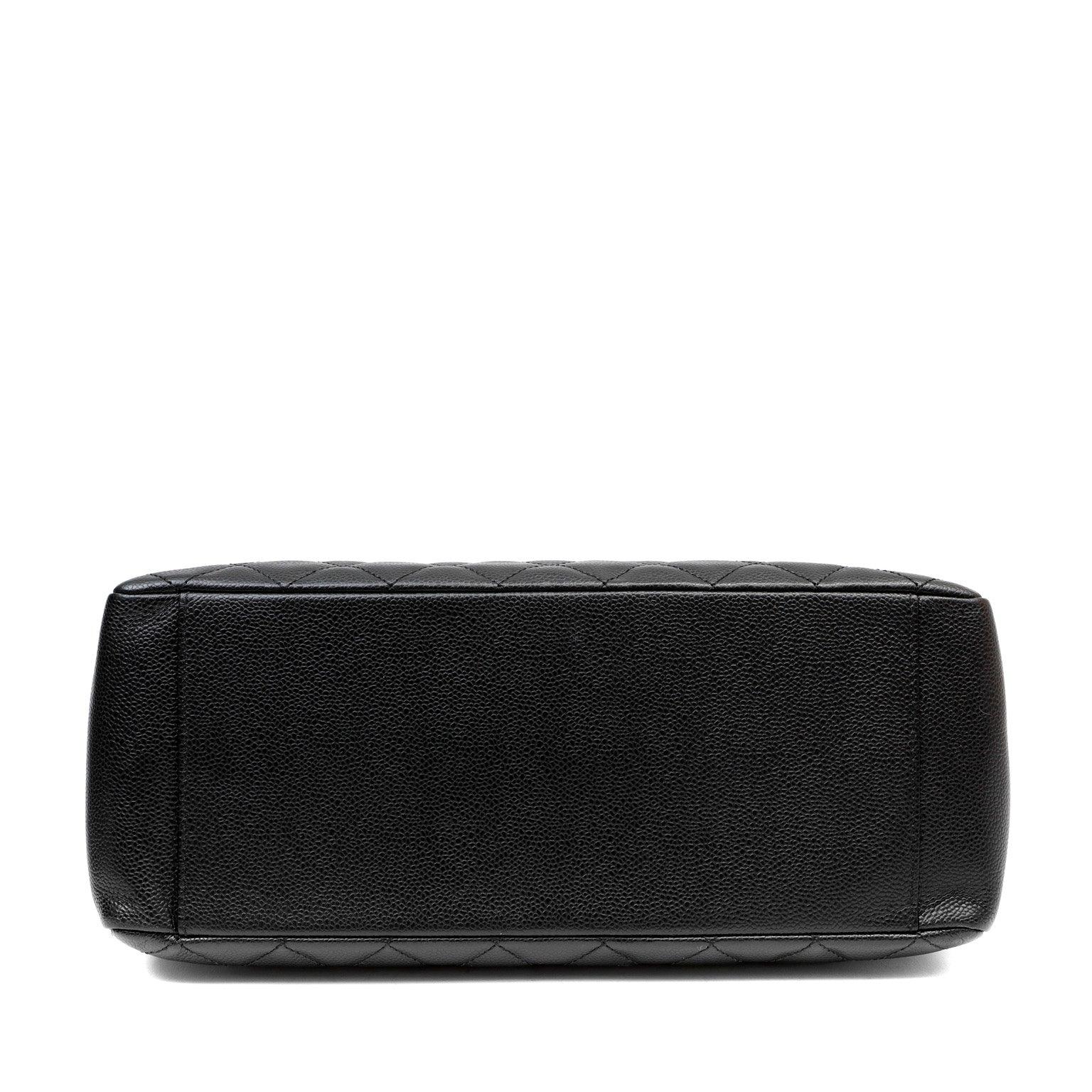 Chanel Black Caviar Grand Shopping Tote GST
