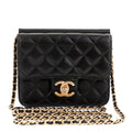 Chanel Black Lambskin WOC with Gold Hardware