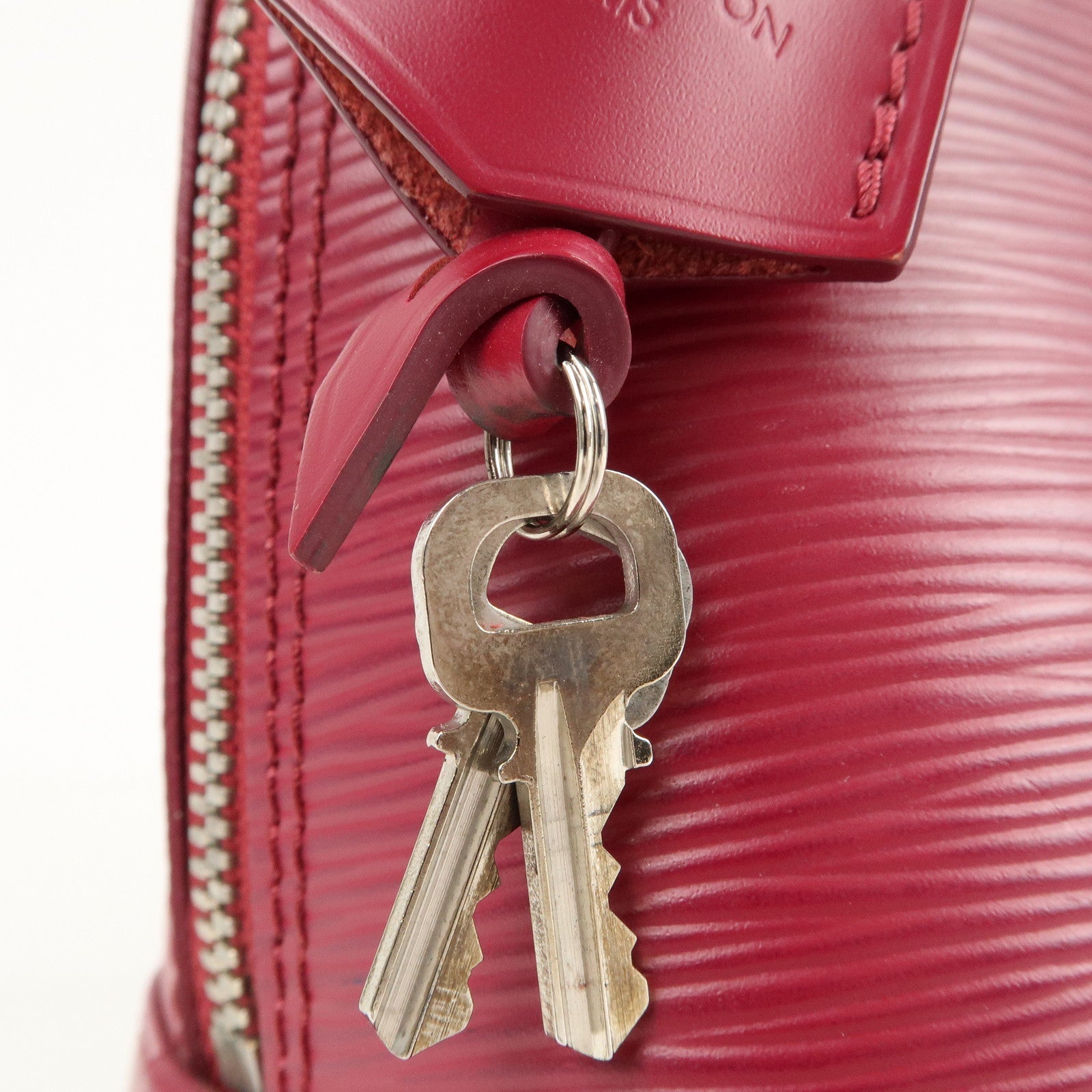 Louis Vuitton Epi Alma BB Hand Bag Shoulder Bag Fuchsia M40851