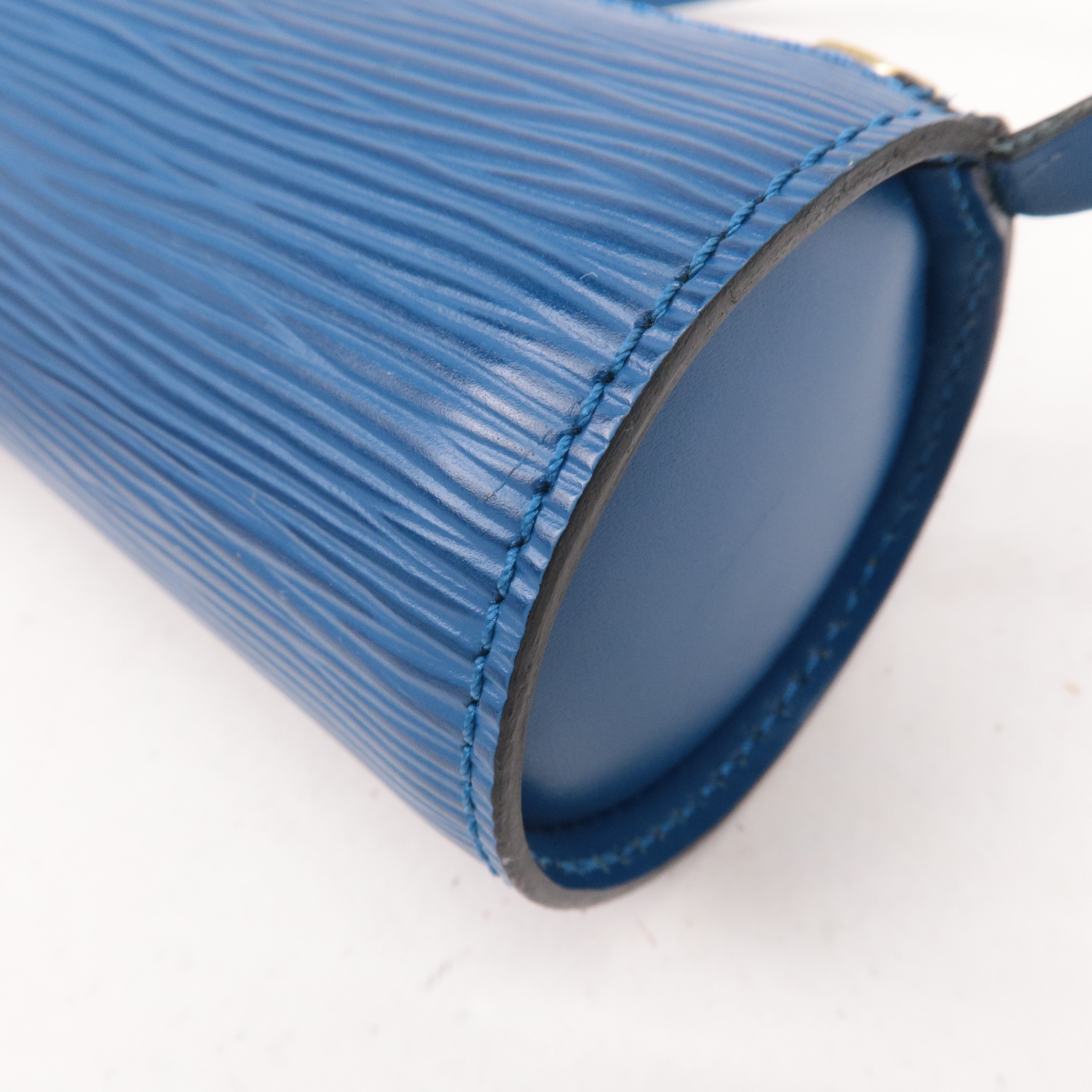 Louis Vuitton Epi Pouch For Soufflot Hand Bag Toledo Blue