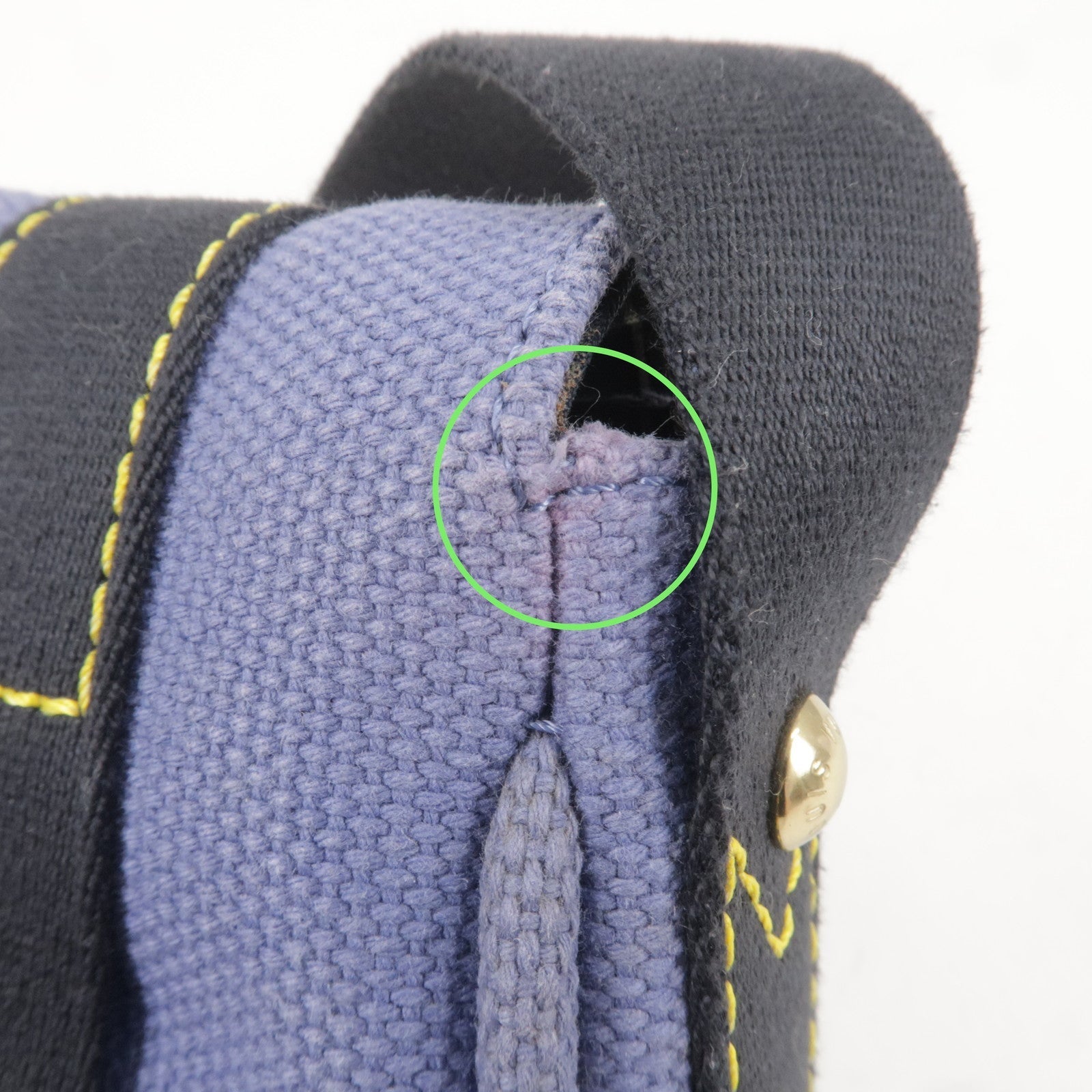 Louis Vuitton Antigua Besace PM Shoulder Bag Blue M40081