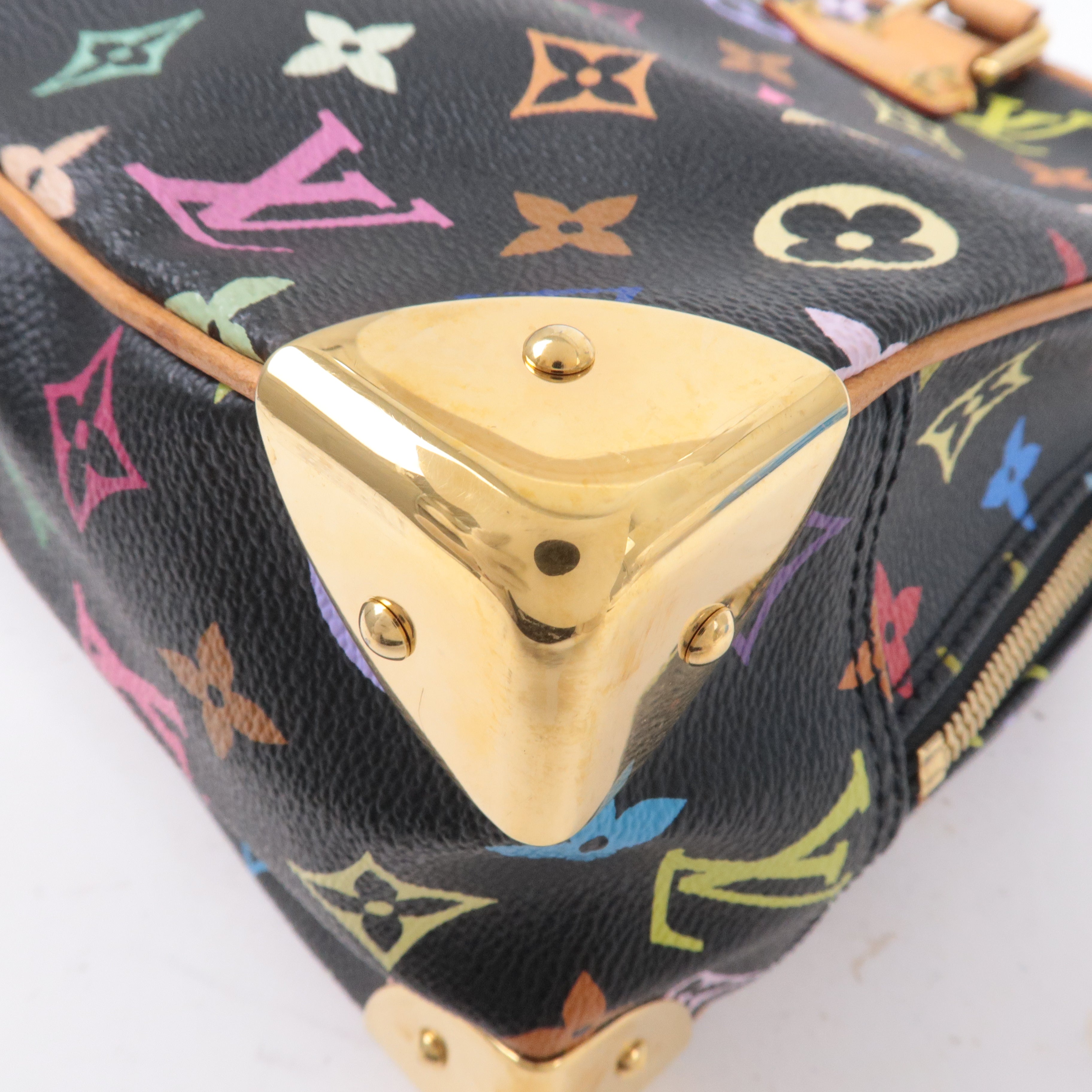 Louis Vuitton Monogram Multi Color Trouville Hand Bag M92662