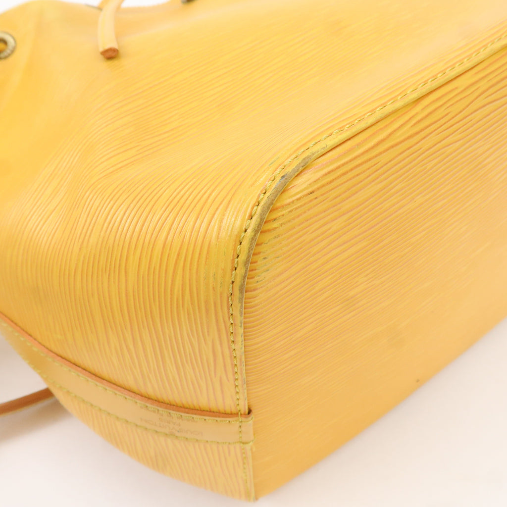 AuthenticLouis Vuitton Epi Petit Noe Shoulder Bag Tassili Yellow M44109